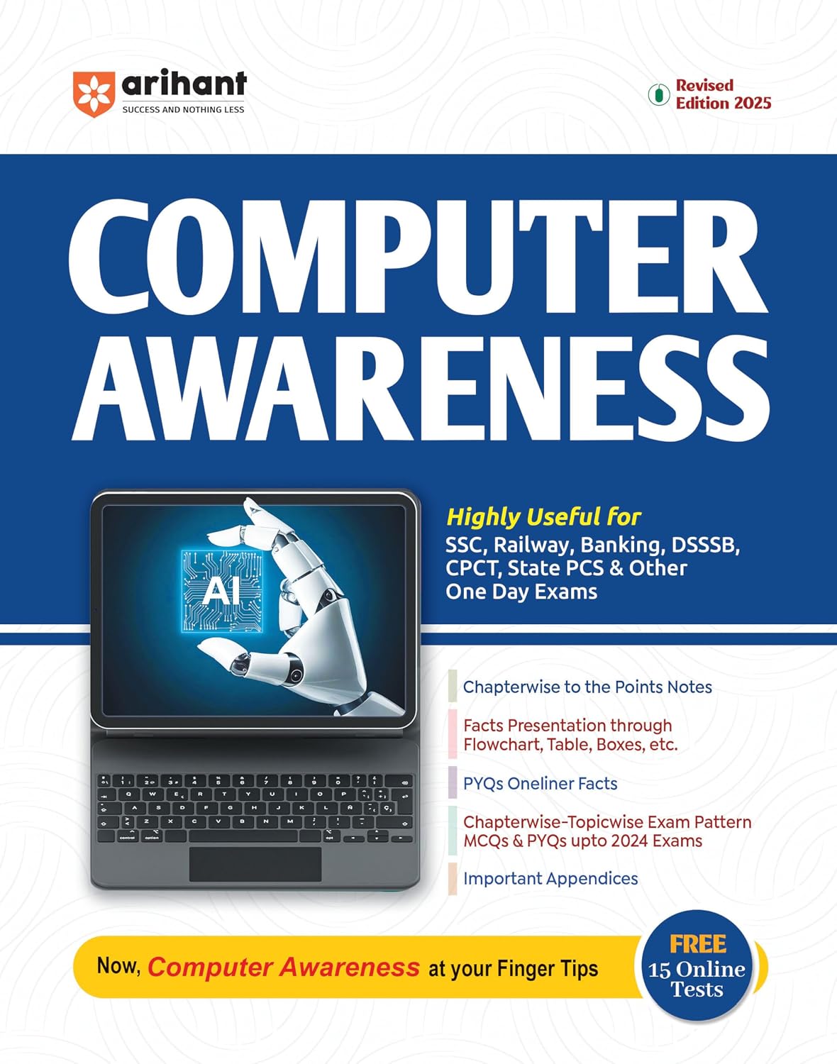 (Old Edition) Arihant Computer Awareness Revised Edition 2025
