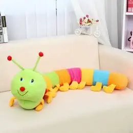 Big Caterpillar Soft Toys for Kids Home Sofa Decoration Car Back Decoration 175 cm, Multicolor (Small)