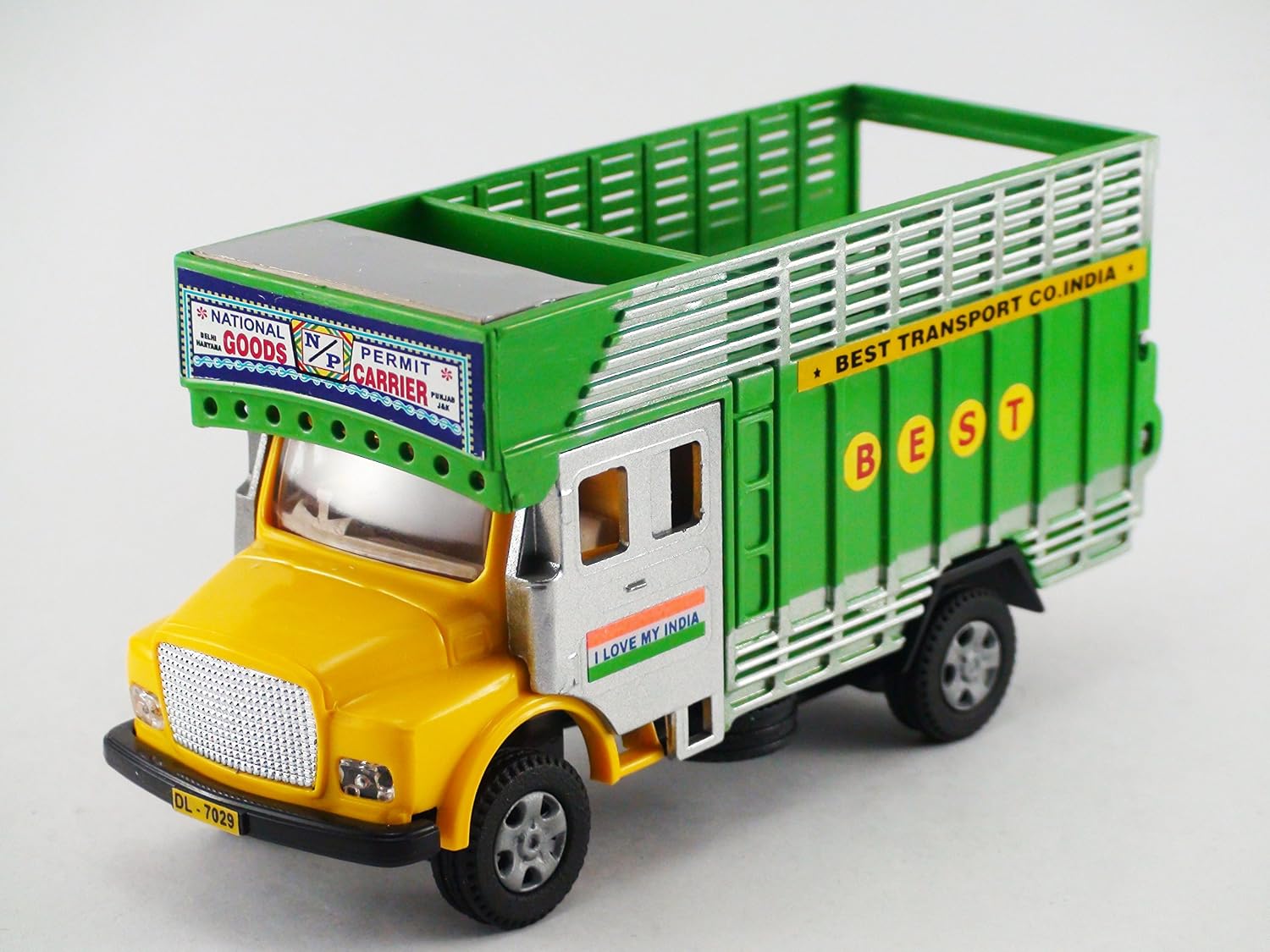 Centy Toys Centy 's Classic Of India's Telco Public Truck-Kidsshub 16 X 5.5 X 8 cm ( Lxbxh, ) Yellow-Green