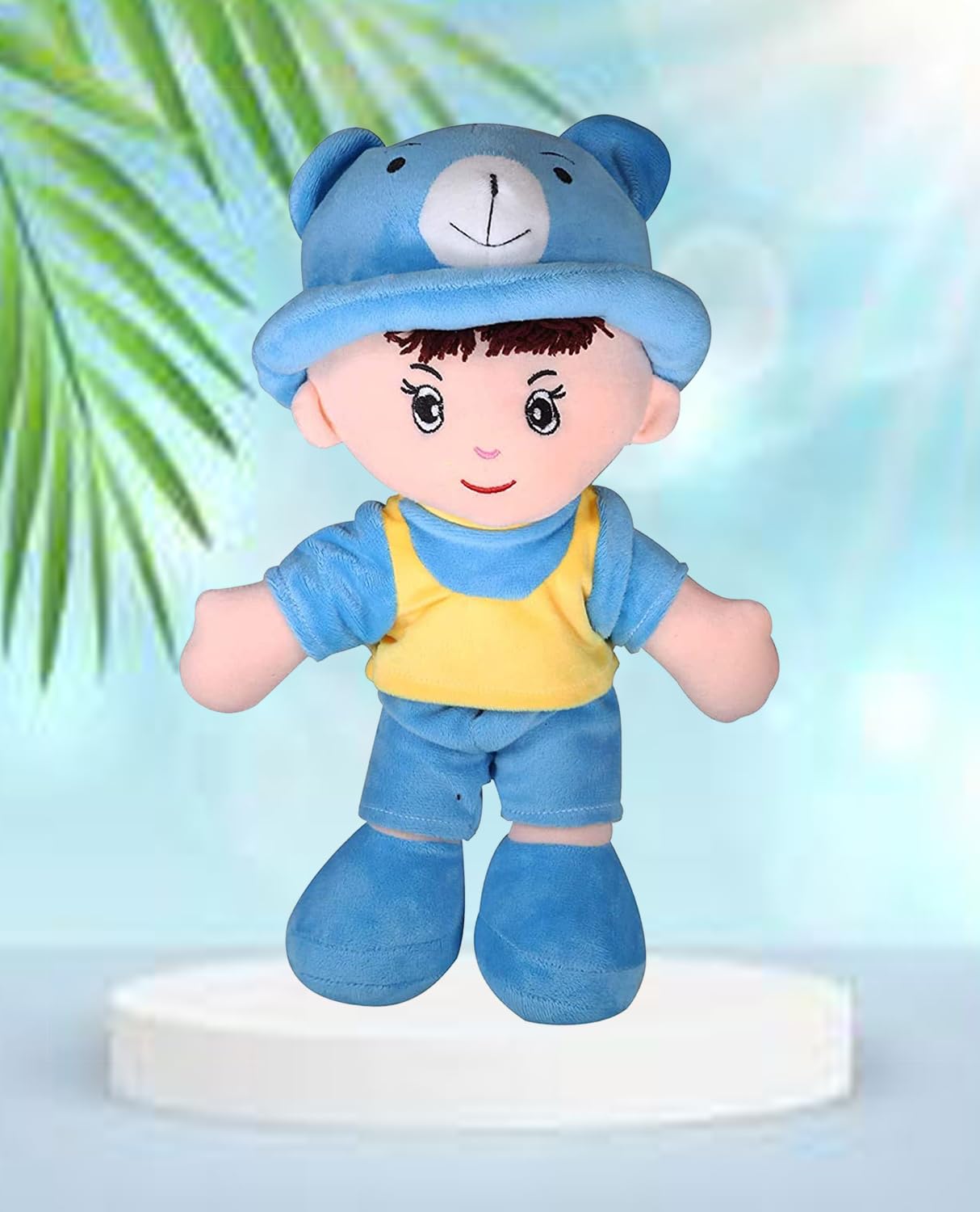 Glance Soft Cute Looking Beautiful Doll | Attractive Stuffed Toys | Grab Your Attention on Little Darling Doll (Blue Addie Boy, 40 cm)
