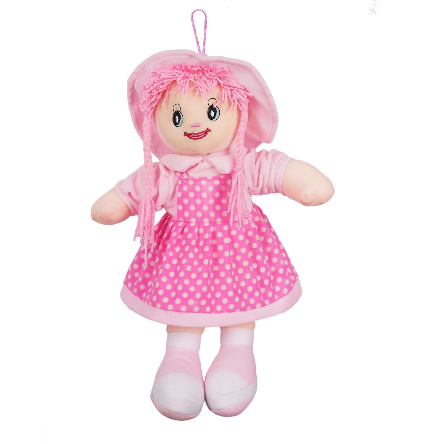 Glance Soft Cute Looking Beautiful Doll | Attractive Stuffed Toys | Grab Your Attention on Little Darling Doll (Pink Rinky Doll, 50cm)
