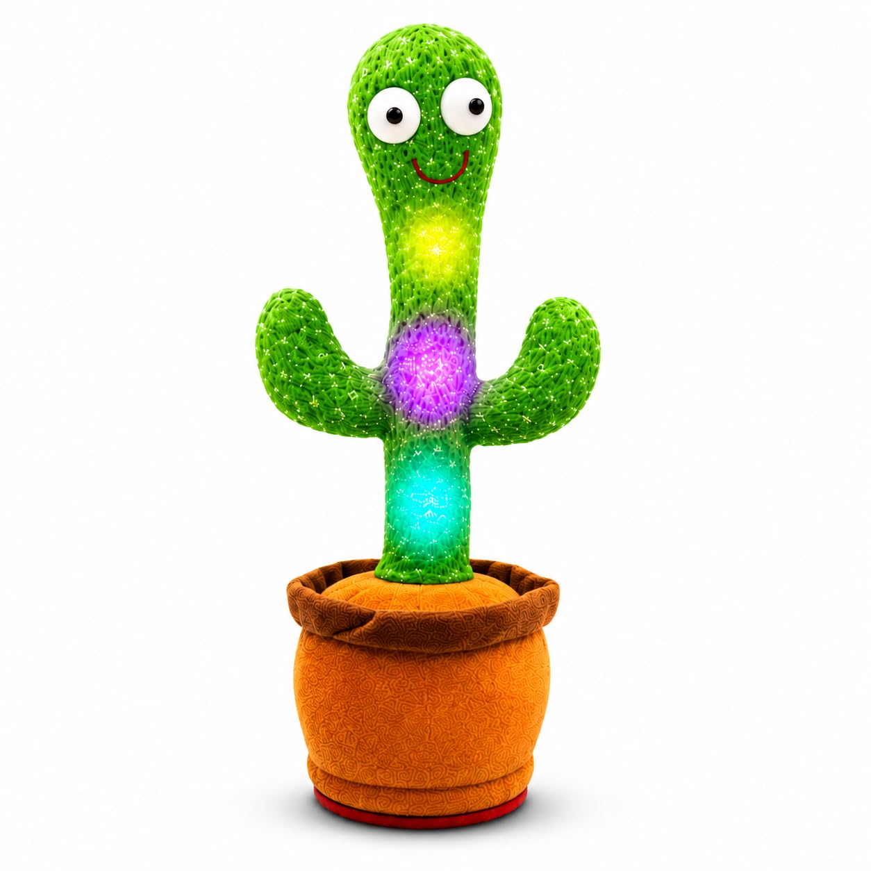 Lifelong Cuppy Dancing Cactus Toy for Kids (1 Yr Warranty) 6 Months–5 Yrs | Educational Talking Cactus with Music, Voice Repeater, LED Lights | USB Rechargeable, Durable Interactive Tree Toy for Kids