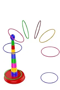 MUSKAN Toy Ring Toss Game for Boys and Girls Indoor and Outdoor