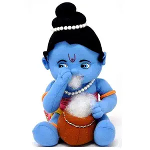 Naturex Krishna ji Soft Toy Teddy Bear for Kids Playing Toy in 26 cm Long