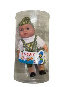 RKZ® Sardar ji Looking Like Baby Lucky Boy Doll (Multicolor)