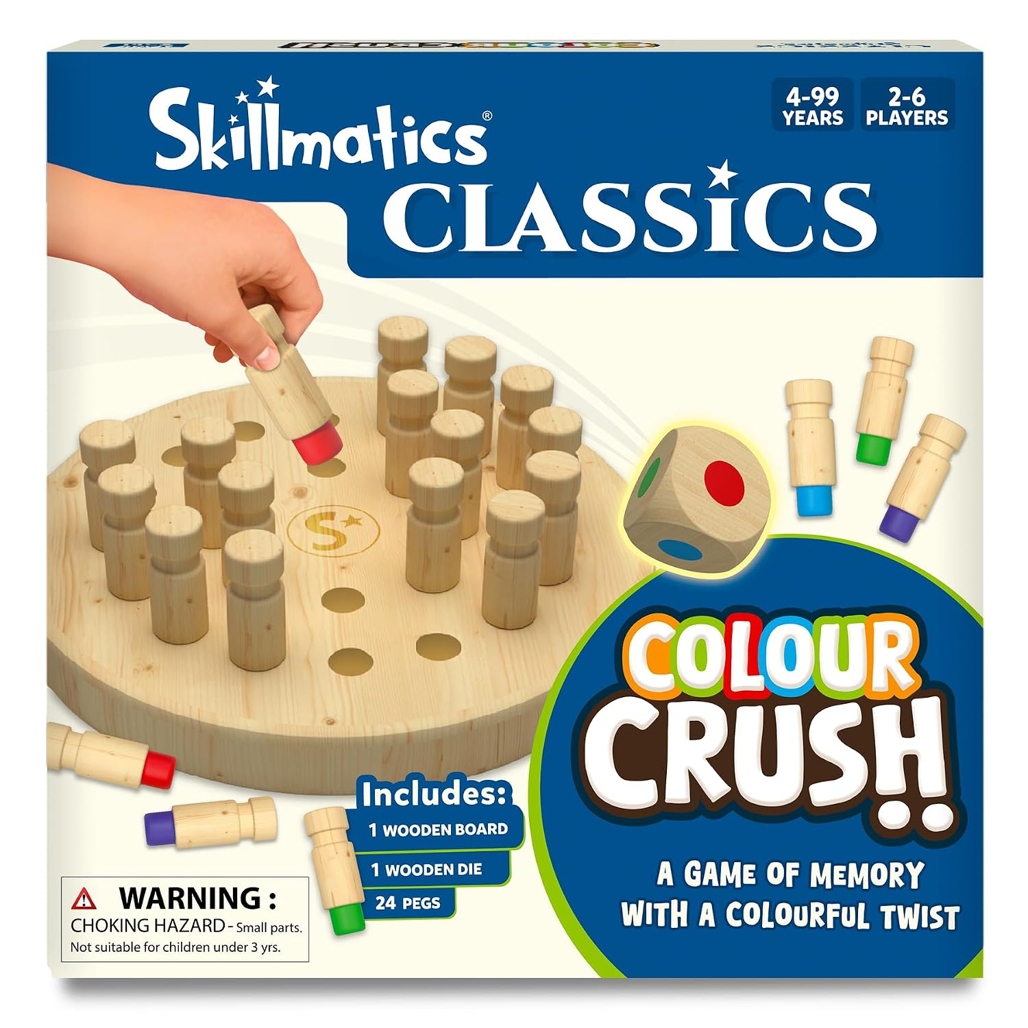 Skillmatics Colour Crush - Thrilling Memory Challenge, Brain Teasers